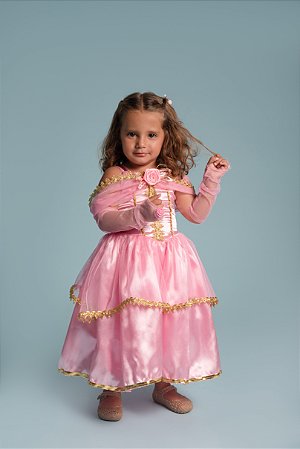 VESTIDO PRINCESA ROSA