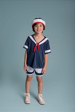 CONJUNTO MARINHEIRO- BERMUDA E CAMISETA