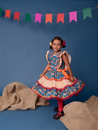 VESTIDO JUNINO ARRAIA NA ROCA