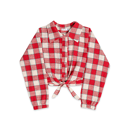 CAMISA JUNINA DE AMARRACAO XADREZ