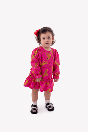 VESTIDO VISCOSE DE ONCINHA