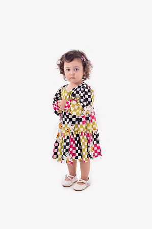 VESTIDO VISCOSE ESTAMPADO