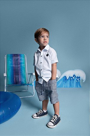 CONJ BERMUDA LINEM COM CAMISA