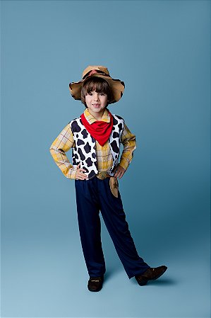 CONJUNTO CALÇA CAMISA E COLETE COWBOY