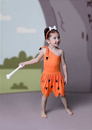 VESTIDO MENINA DAS CAVERNAS