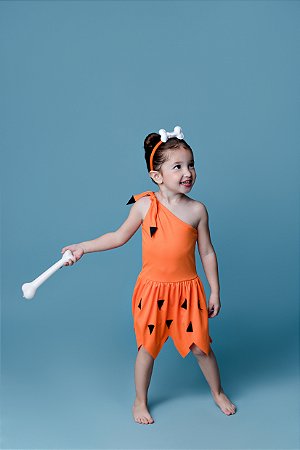 VESTIDO MENINA DAS CAVERNAS