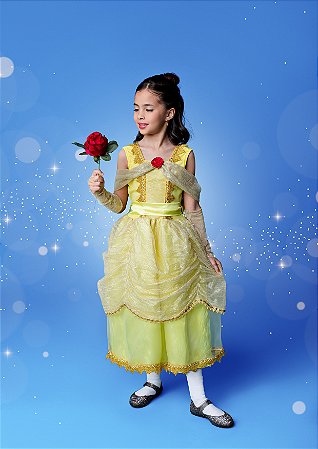 VESTIDO PRINCESA DOURADA 2