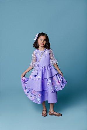 VESTIDO MENINA FLORES