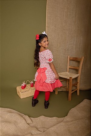 VESTIDO JUNINO LASTEZ MORANGUINHOS