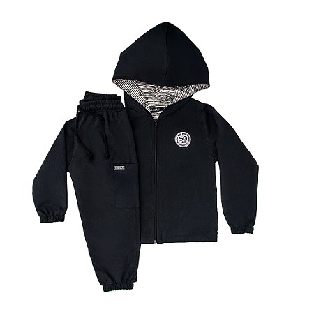 CONJ JAQUETA E CALÇA TACTEL ZEBRINHA