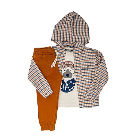 CONJ CALÇA CAMISA E TSHITR DOG