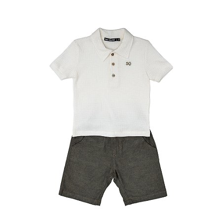 CONJ POLO E BERMUDA SOCIAL SG