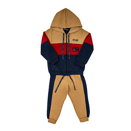 CONJ CALÇA E BLUSA MOLETOM DENIM GOODS