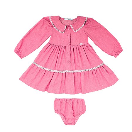 VESTIDO DE GOLINHA COM DETALHE RENDA