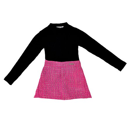 CONJ SHORTS SAIA TWEED E BLUSINHA QUEBEC