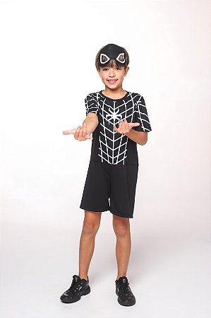 MACACÃO MENINO TEIA BLACK