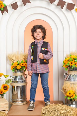 CAMISA ML TRICOLINE XADREZ