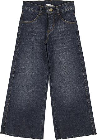 CALCA JEANS WIDE LEG