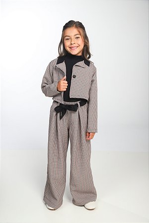 BLAZER XADREZ PIEDI DE POULE