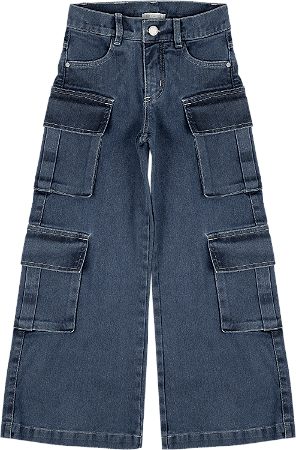 CALÇA CARGO COM 4 BOLSOS