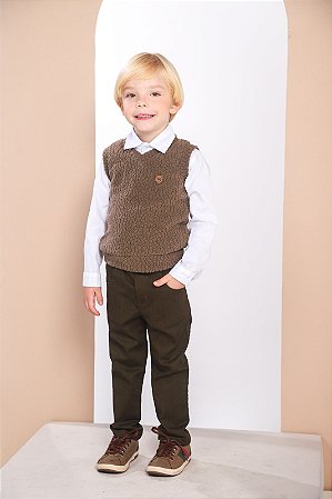 CONJ CALCA CAMISA E COLETE SG