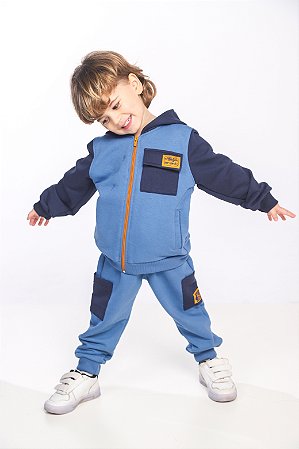 CONJ CALÇA COM BLUSA MOLETON ATHLETIC