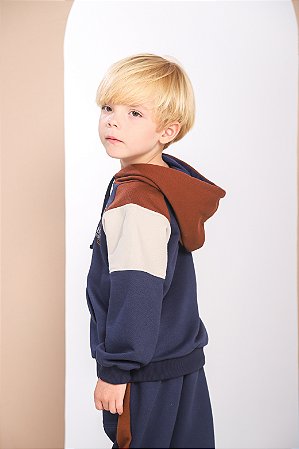 CONJ CALÇA E BLUSA MOLETON TIGER