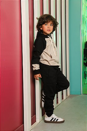 CONJ CALÇA E BLUSA MOLETOM SG