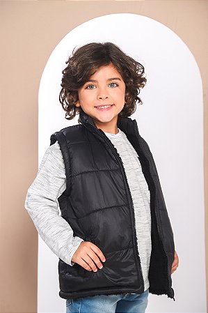 COLETE ACOLCHOADO COM PELE SG