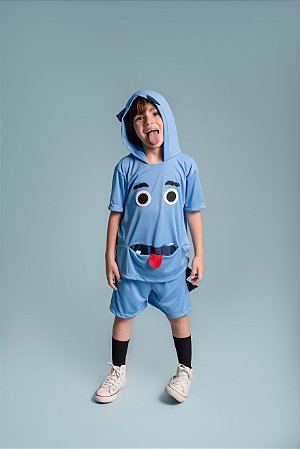 CONJ MONSTRINHO BERMUDA E CAMISETA
