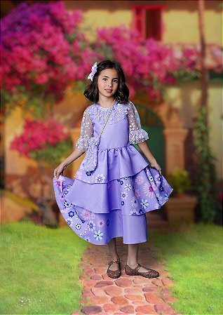 VESTIDO MENINA FLORES