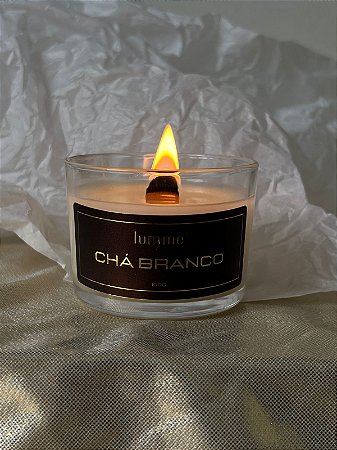 Vela Chá Branco