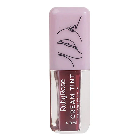 Cream Tint 3 em 1 Batom, Blush e Sombra Ruby Rose HB8233 Cor 06 Fever