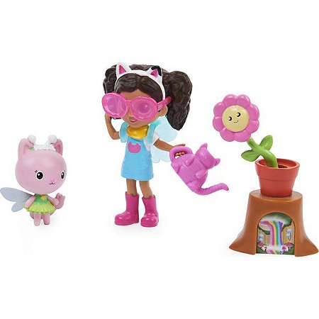 Gabby’s Dollhouse, Jardim set com Kitty fada & Gabby