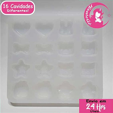Moldes Silicone Pingentes