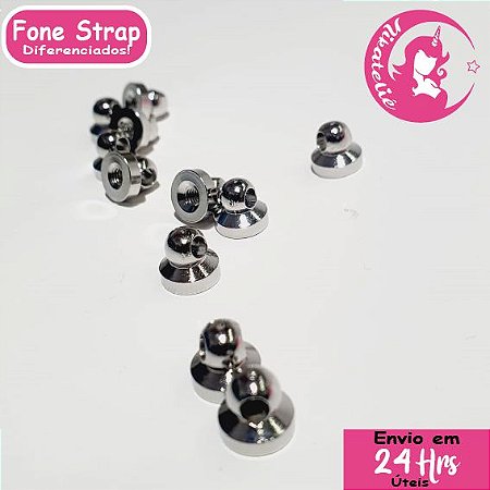 Pinos Para Decoração De Capa De Celular - 8mm - 10 Peças