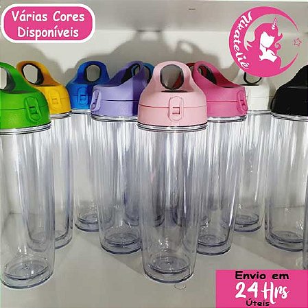 Garrafa Sport de 600ml para Copo Shaker