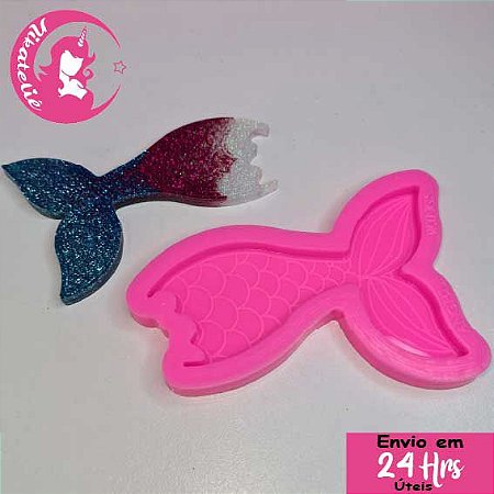 Molde Silicone Sereia