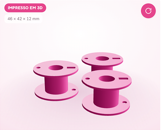 30 Bobinas para maquina de costura cores personalizadas