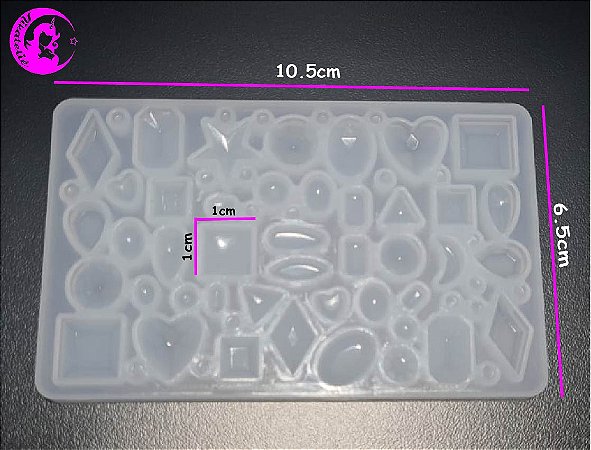 Molde de Silicone Biojóias e Pingentes