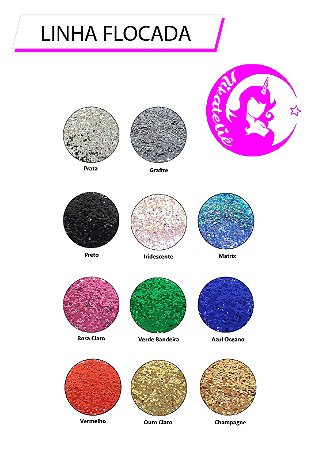 Glitter Flocado para Resina Epóxi