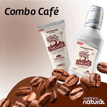 COMBO ORAL CARE – Linha Café (Gel + Enxaguante)