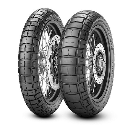 Par Pneus Pirelli Scorpion Rally Str 100/90-19+130/80-17