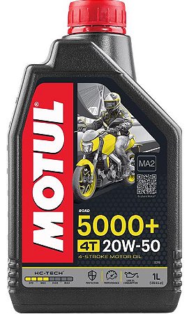 Óleo Motul 5000+ 20W50 4T 1L Semissintético