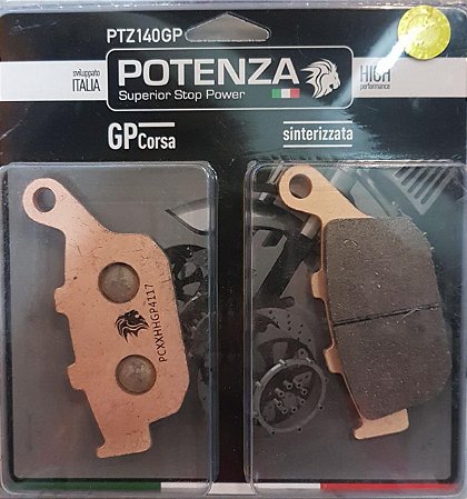 Pastilha de Freio Potenza PTZ140 GP Sinterizada HH