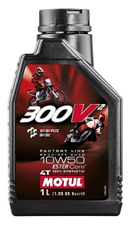 Óleo Competição Moto Motul 300V² Factory Line 10W-50 4T 1L