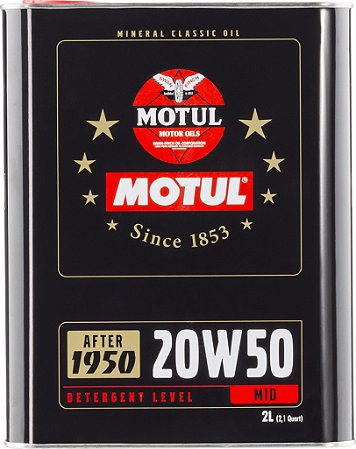 Óleo Motor de Carro Motul Classic 20W-50 2L