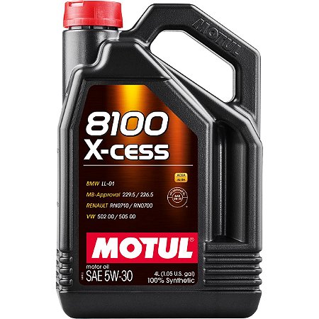 Óleo Motor de Carro Motul 8100 X-Cess 5W-30 4L