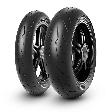 Par Pneu Pirelli Diablo Rosso 4 110/70-17 54H + 150/60-17 66H