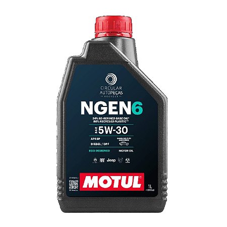 Óleo Motul NGEN 6 DIESEL 5W-30 Stellantis 1L